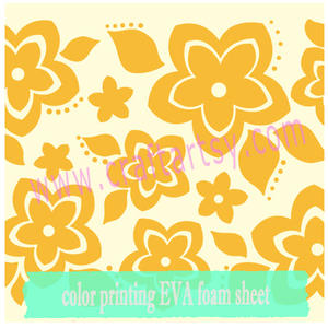 Craft EVA Foam With Print Flower Pattern